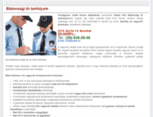 Tablet Screenshot of biztonsagiortanfolyam.info